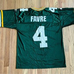 Vintage Brett Favre #4 Green Bay Packers Champion Jersey – Size 48 – Made in USA